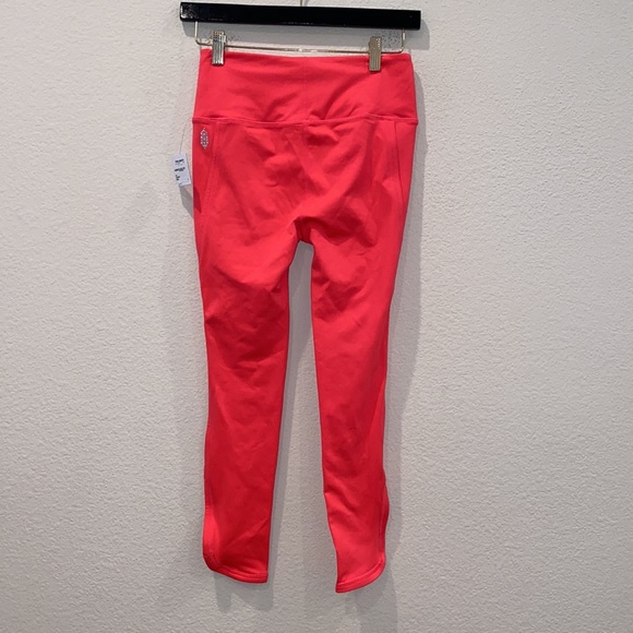 Free People Movement High-rise Infinity Ob1015831 Leggings Coral Small - Picture 3 of 6